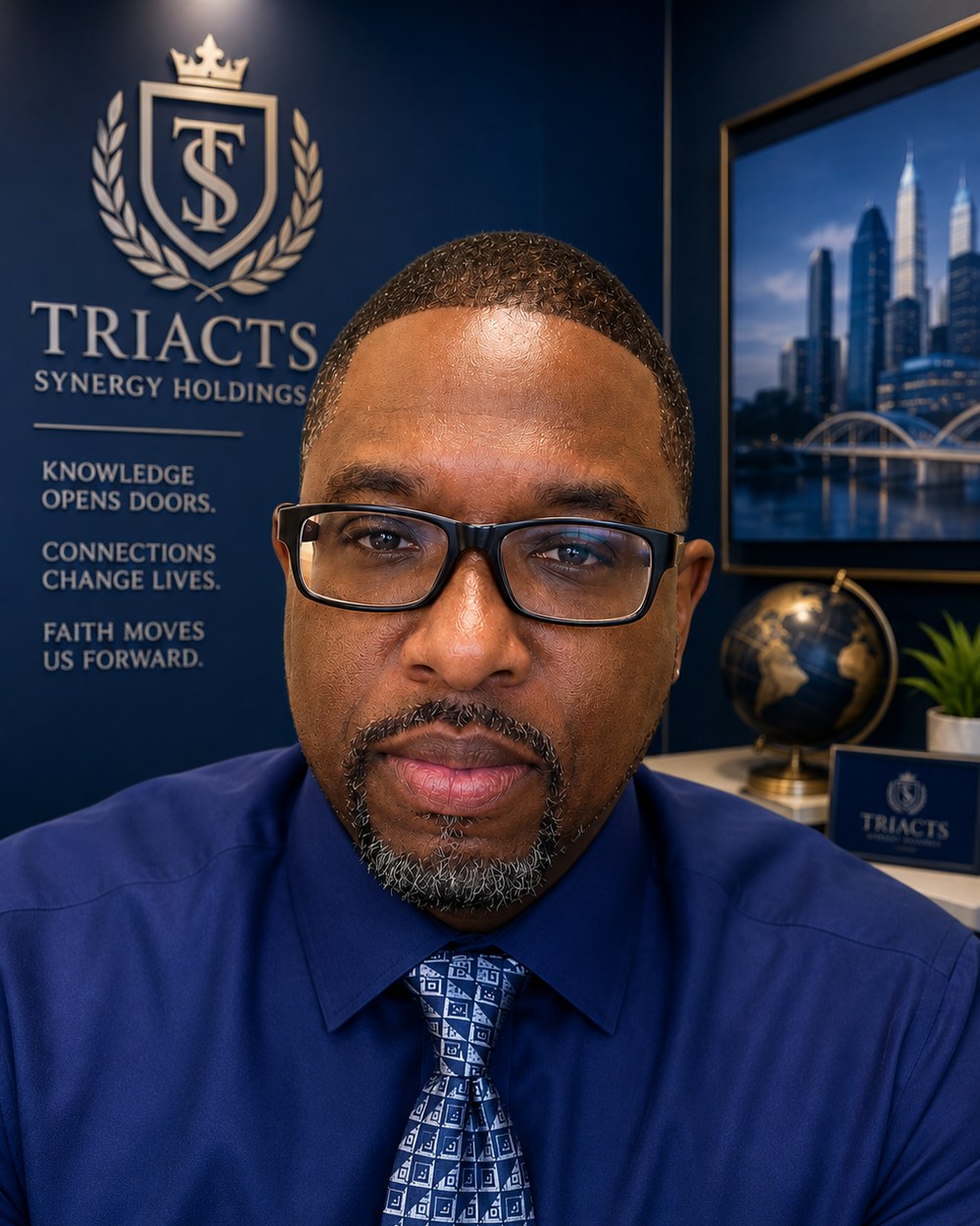 Timmie Seals, Founder & CEO of TriActs Synergy Holdings, professional executive portrait